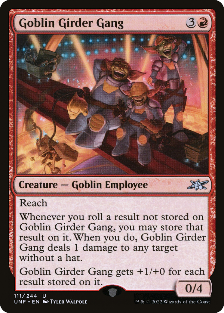 Goblin Girder Gang (111) [Unfinity] foil - Deck Out Gaming