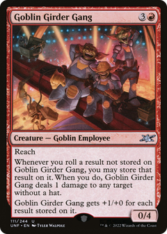 Goblin Girder Gang (111) [Unfinity] foil - Deck Out Gaming