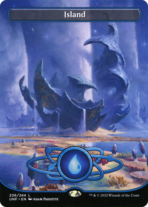 Island (236) (Borderless) (236) [Unfinity] foil - Deck Out Gaming
