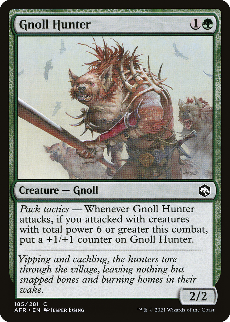 Gnoll Hunter (185) [Adventures in the Forgotten Realms] foil - Deck Out Gaming