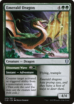 Emerald Dragon (229) [Commander Legends: Battle for Baldur's Gate] foil - Deck Out Gaming