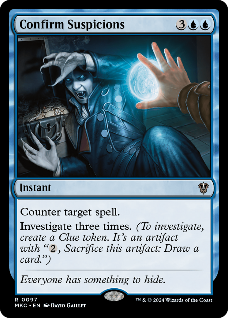 Confirm Suspicions (97) [Murders at Karlov Manor Commander] - Deck Out Gaming