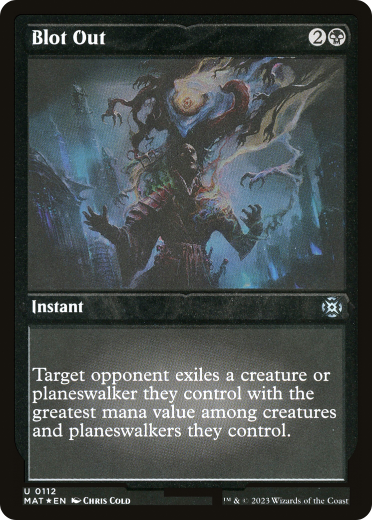 Blot Out (112) [March of the Machine: The Aftermath] etched - Deck Out Gaming