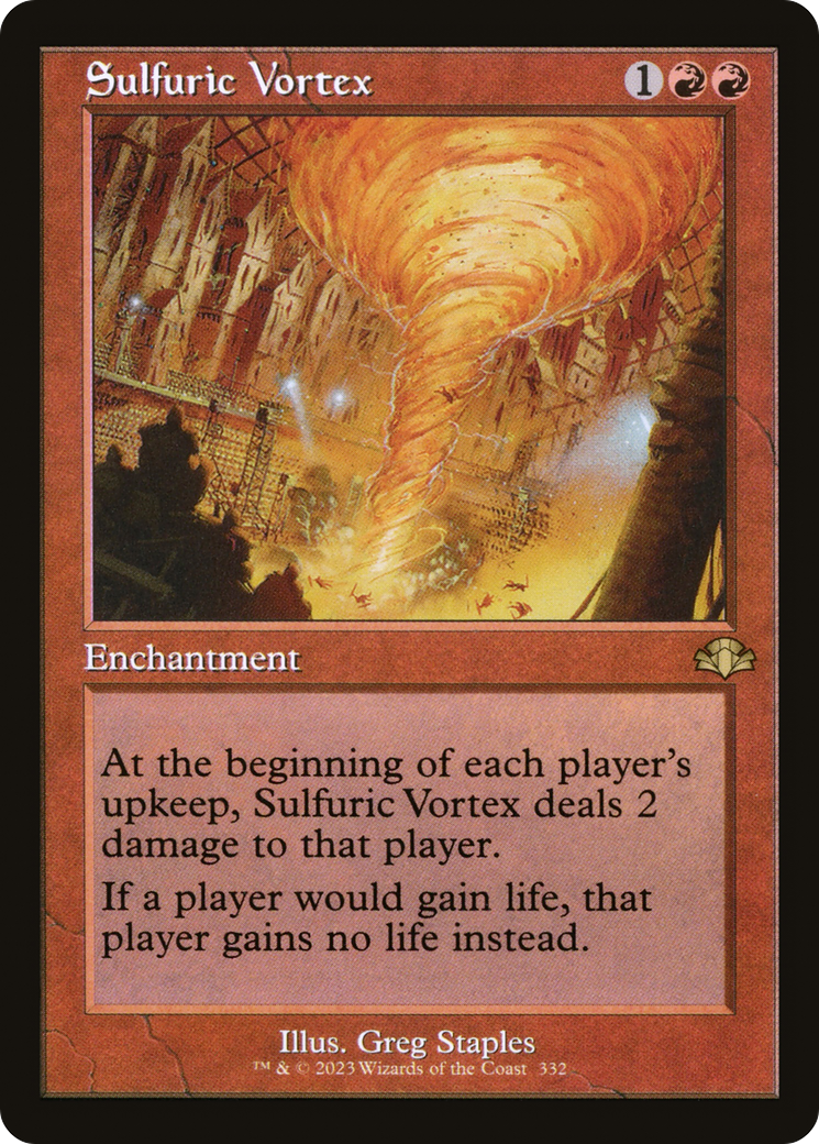 Sulfuric Vortex (Retro Frame) (332) [Dominaria Remastered] foil - Deck Out Gaming