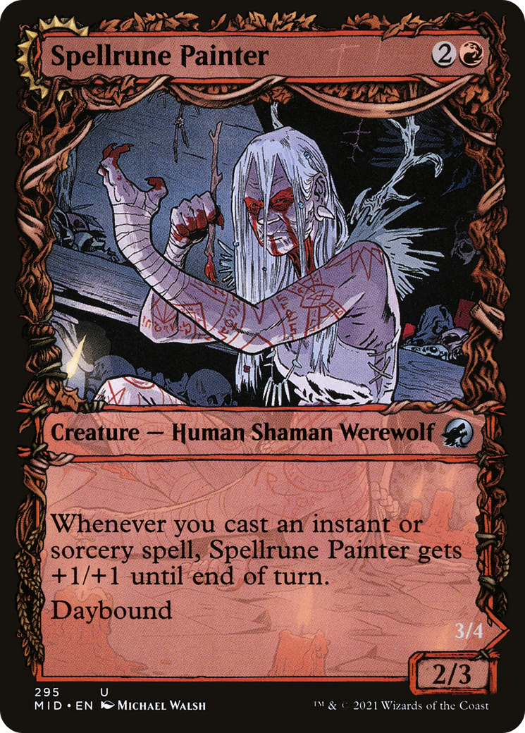 Spellrune Painter // Spellrune Howler (295) [Innistrad: Midnight Hunt] - Deck Out Gaming