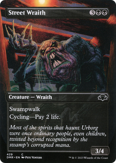 Street Wraith (Borderless) (429) [Dominaria Remastered] foil - Deck Out Gaming