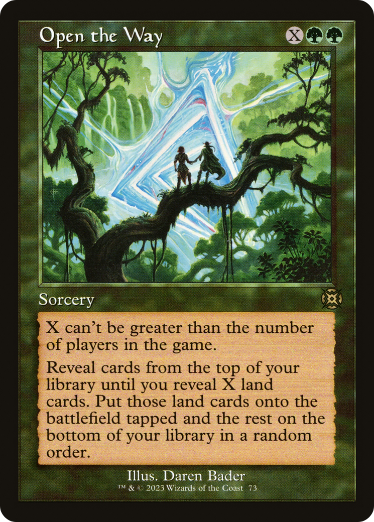 Open the Way (Retro Frame) (73) [March of the Machine: The Aftermath] - Deck Out Gaming