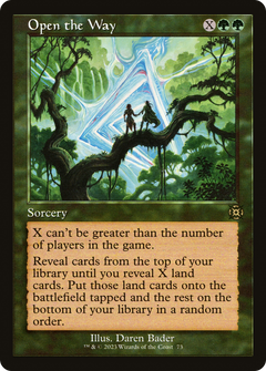 Open the Way (Retro Frame) (73) [March of the Machine: The Aftermath] foil - Deck Out Gaming