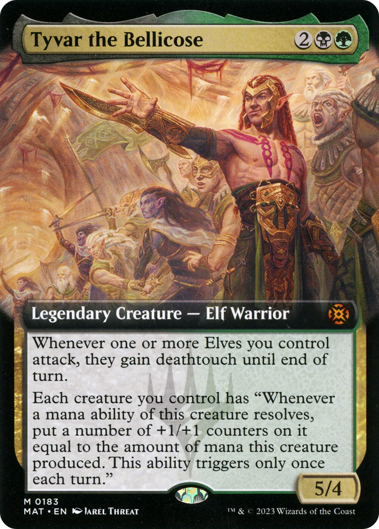 Tyvar the Bellicose (Extended Art) (183) [March of the Machine: The Aftermath] foil - Deck Out Gaming