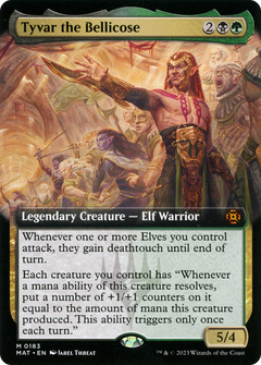 Tyvar the Bellicose (Extended Art) (183) [March of the Machine: The Aftermath] foil - Deck Out Gaming