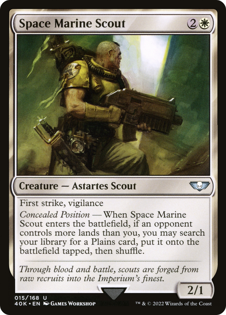 Space Marine Scout (15) [Warhammer 40,000 Commander] - Deck Out Gaming
