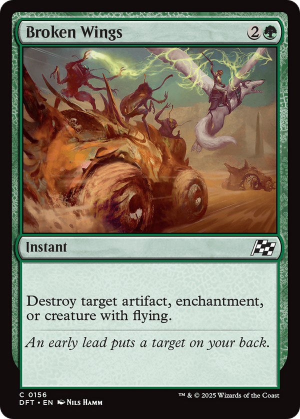 Broken Wings (156) [Aetherdrift] foil - Deck Out Gaming