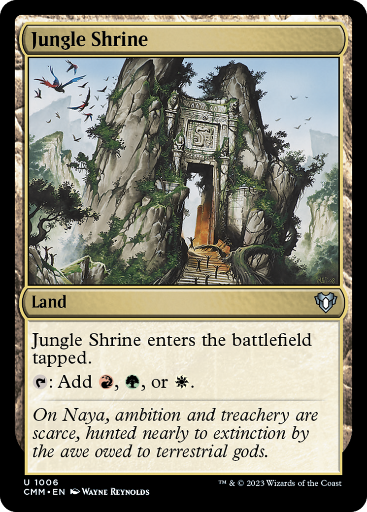 Jungle Shrine (1006) [Commander Masters] - Deck Out Gaming