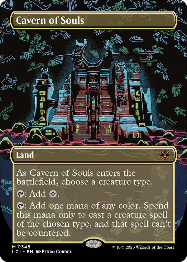 Cavern of Souls (0345) (Borderless) (345) [The Lost Caverns of Ixalan] foil - Deck Out Gaming
