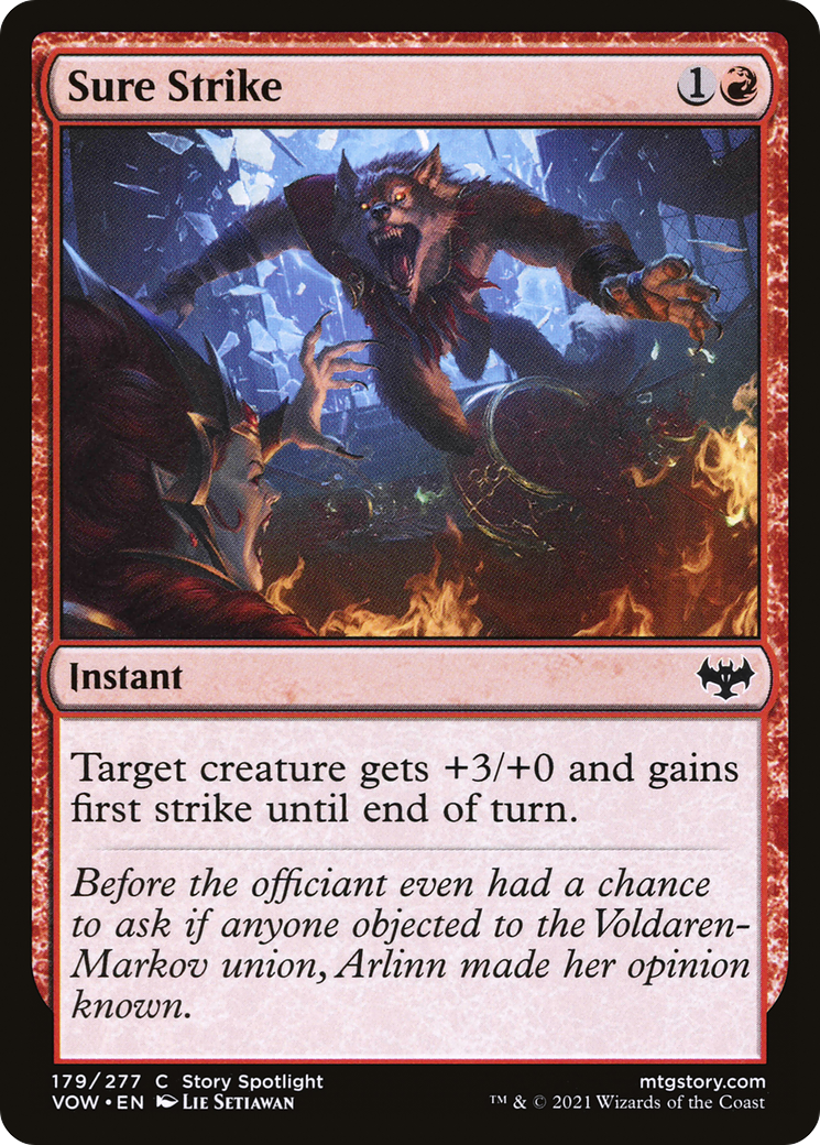 Sure Strike (179) [Innistrad: Crimson Vow] - Deck Out Gaming