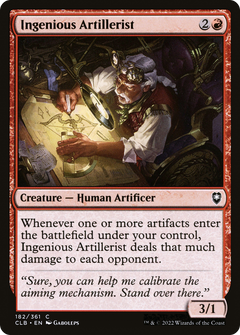 Ingenious Artillerist (182) [Commander Legends: Battle for Baldur's Gate] foil - Deck Out Gaming