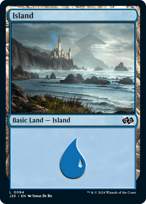 Island (0084) (84) [Foundations Jumpstart] - Deck Out Gaming