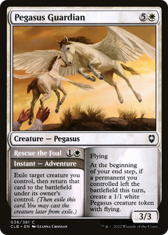 Pegasus Guardian (36) [Commander Legends: Battle for Baldur's Gate] foil - Deck Out Gaming