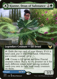 Kianne, Dean of Substance (Extended Art) (326) [Strixhaven: School of Mages] - Deck Out Gaming