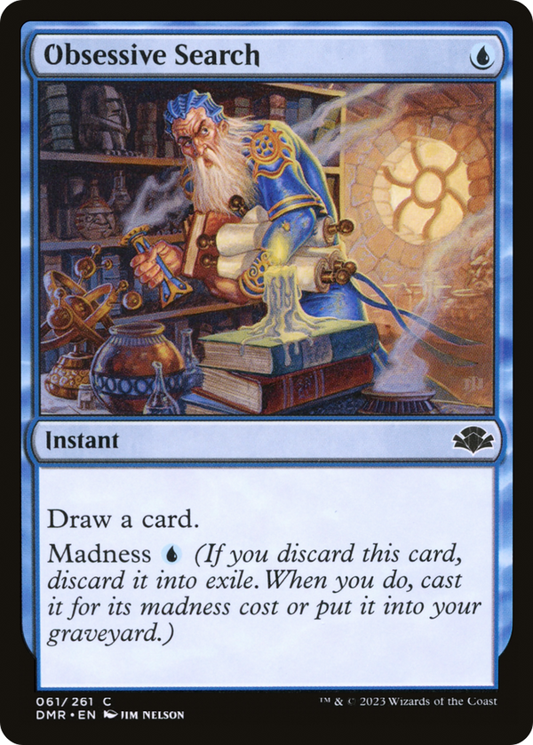 Obsessive Search (61) [Dominaria Remastered] - Deck Out Gaming