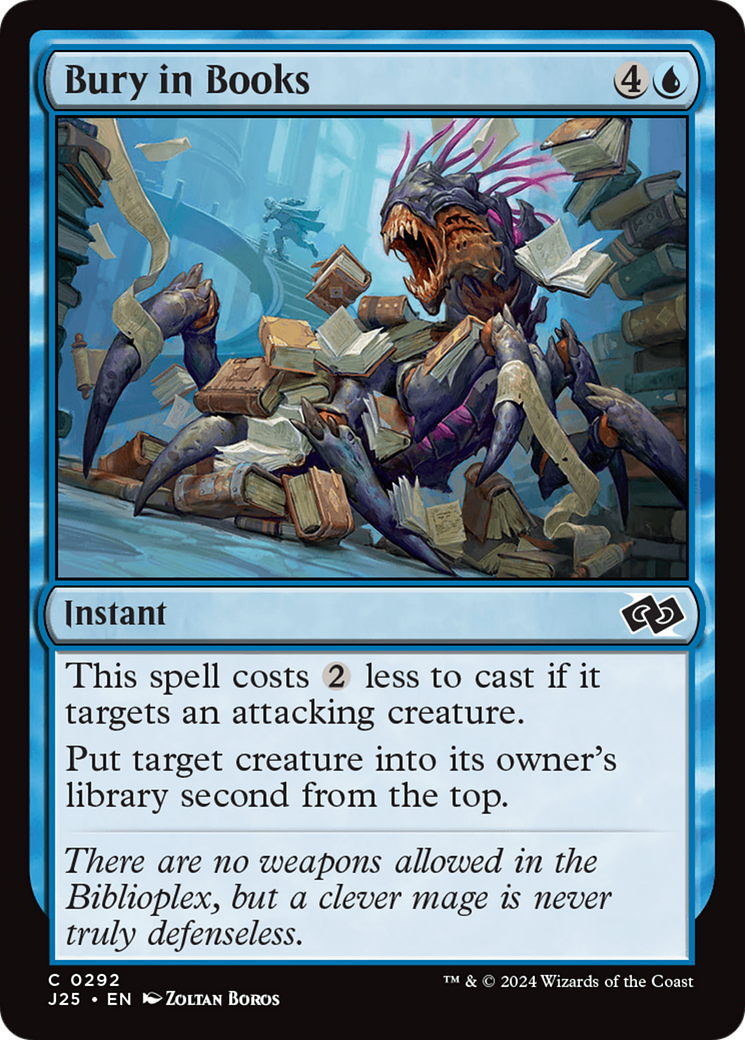 Bury in Books (292) [Foundations Jumpstart] - Deck Out Gaming