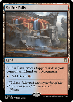 Sulfur Falls (333) [Bloomburrow Commander] - Deck Out Gaming