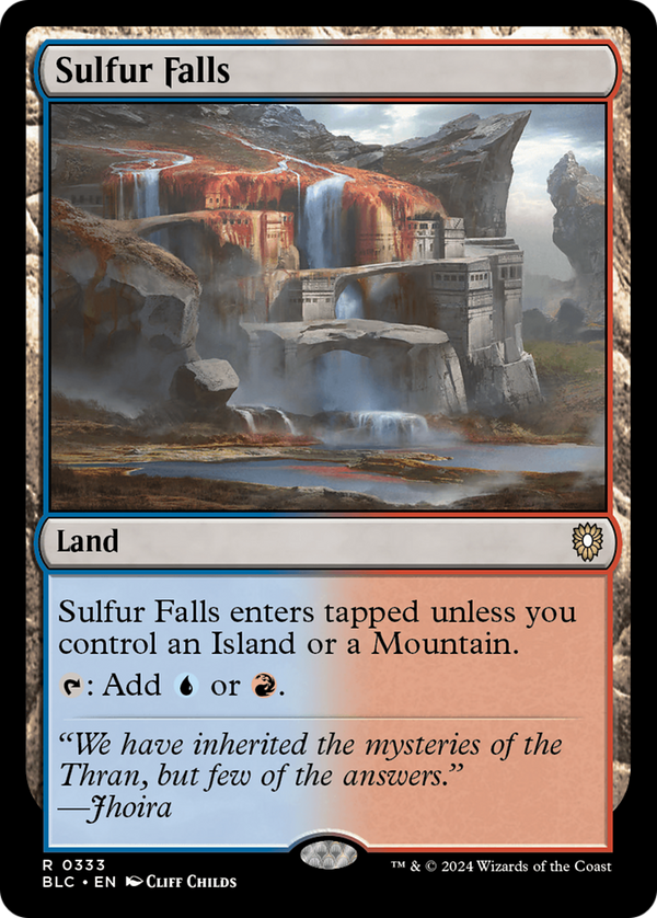 Sulfur Falls (333) [Bloomburrow Commander] - Deck Out Gaming