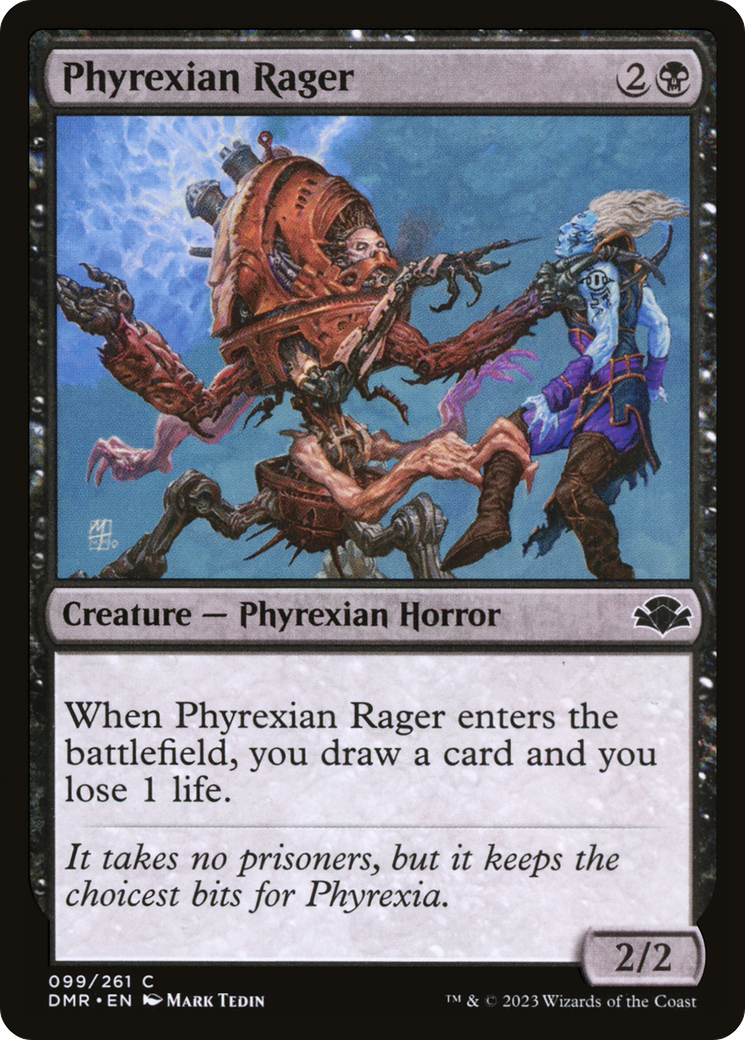 Phyrexian Rager (99) [Dominaria Remastered] foil - Deck Out Gaming