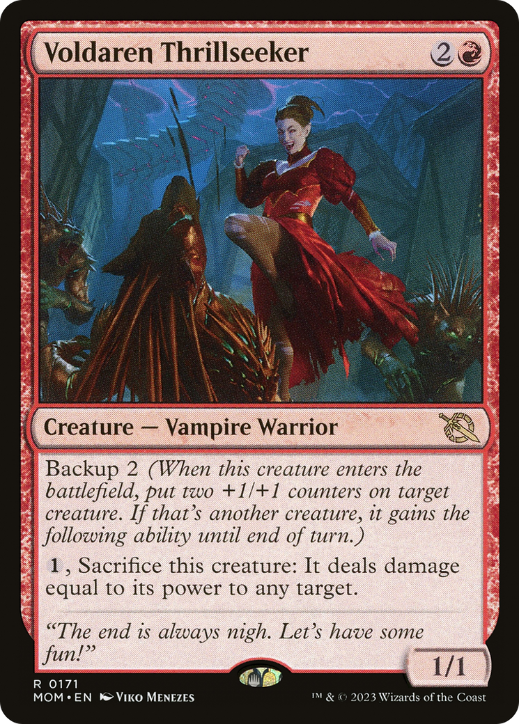 Voldaren Thrillseeker (171) [March of the Machine] foil - Deck Out Gaming