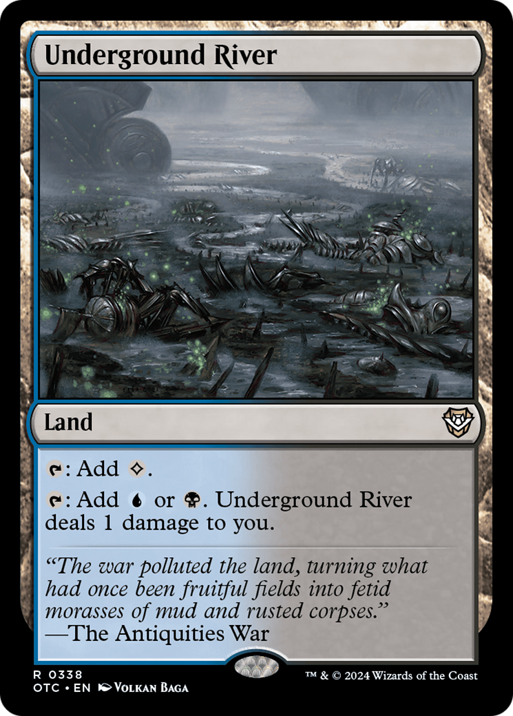 Underground River (338) [Outlaws of Thunder Junction Commander] - Deck Out Gaming