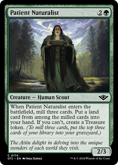 Patient Naturalist (174) [Outlaws of Thunder Junction] foil - Deck Out Gaming