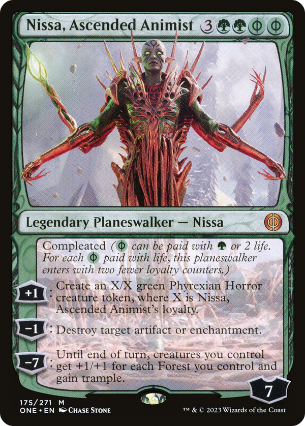 Nissa, Ascended Animist (175) [Phyrexia: All Will Be One] - Deck Out Gaming