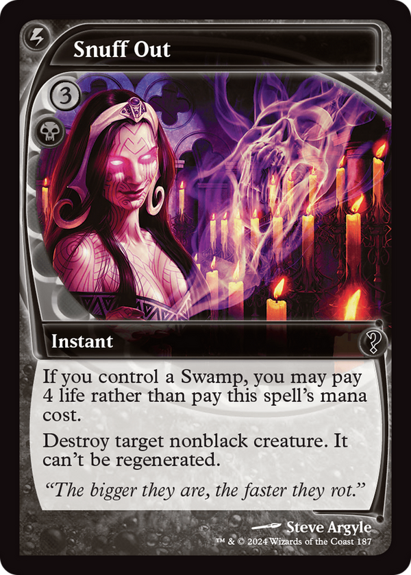 Snuff Out (Future Sight) (187) [Mystery Booster 2] - Deck Out Gaming