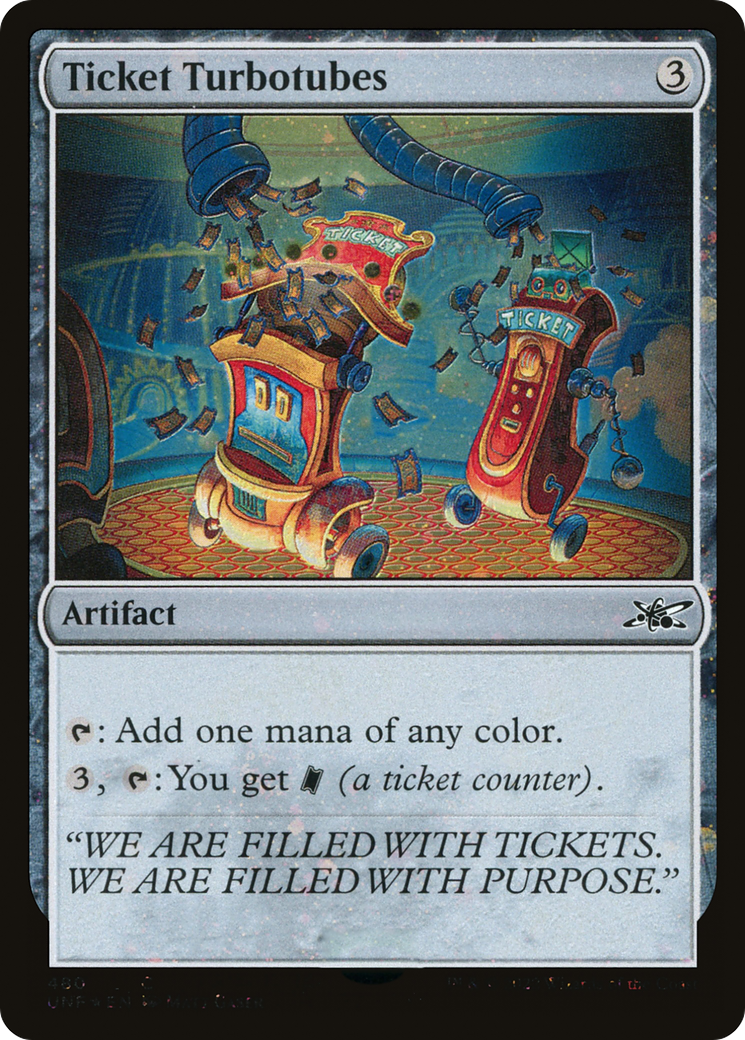 Ticket Turbotubes (Galaxy Foil) (480) [Unfinity] foil - Deck Out Gaming