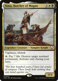 Vona, Butcher of Magan (342) [March of the Machine Commander] - Deck Out Gaming