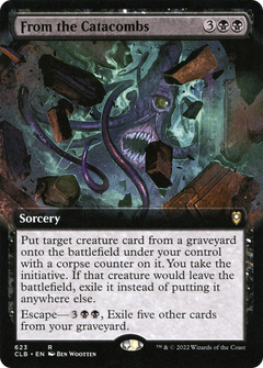 From the Catacombs (Extended Art) (623) [Commander Legends: Battle for Baldur's Gate] - Deck Out Gaming