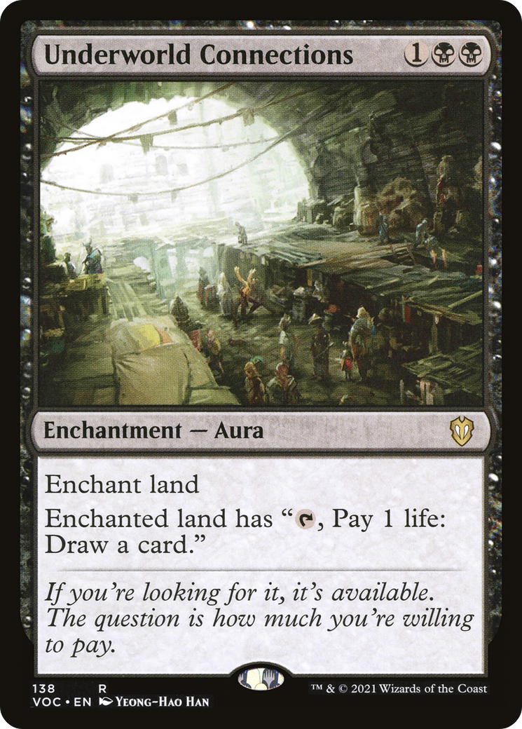 Underworld Connections (138) [Commander: Innistrad: Crimson Vow] - Deck Out Gaming
