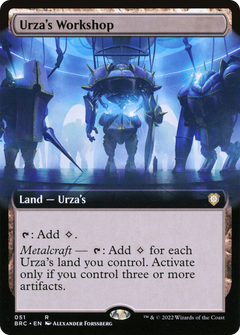 Urza's Workshop (Extended Art) (51) [The Brothers' War Commander] - Deck Out Gaming
