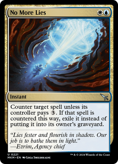 No More Lies (221) [Murders at Karlov Manor] foil - Deck Out Gaming