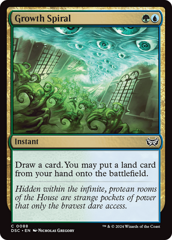 Growth Spiral (88) [Duskmourn: House of Horror Commander] - Deck Out Gaming