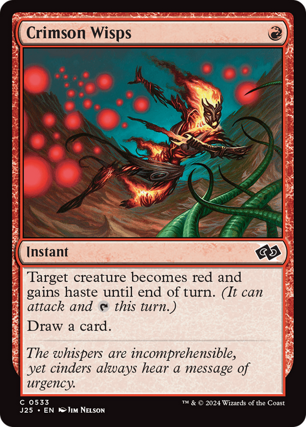 Crimson Wisps (533) [Foundations Jumpstart] - Deck Out Gaming