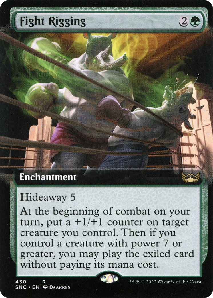Fight Rigging (Extended Art) (430) [Streets of New Capenna] - Deck Out Gaming