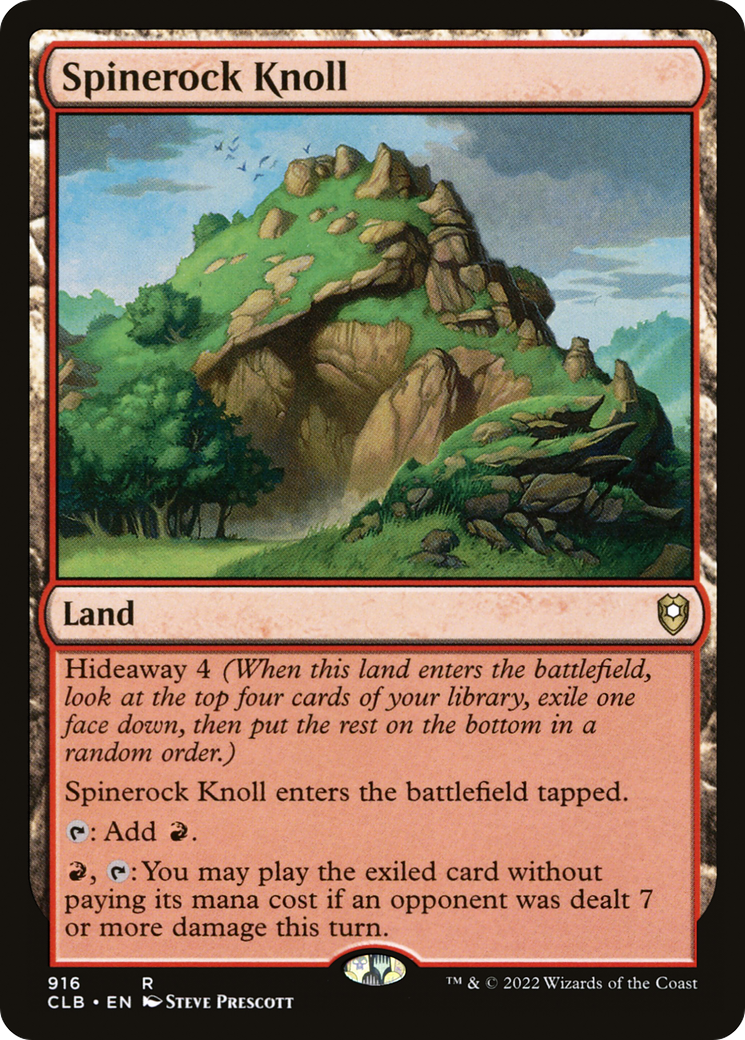 Spinerock Knoll (916) [Commander Legends: Battle for Baldur's Gate] - Deck Out Gaming