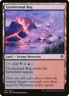 Geothermal Bog (247) [Dominaria United] foil - Deck Out Gaming
