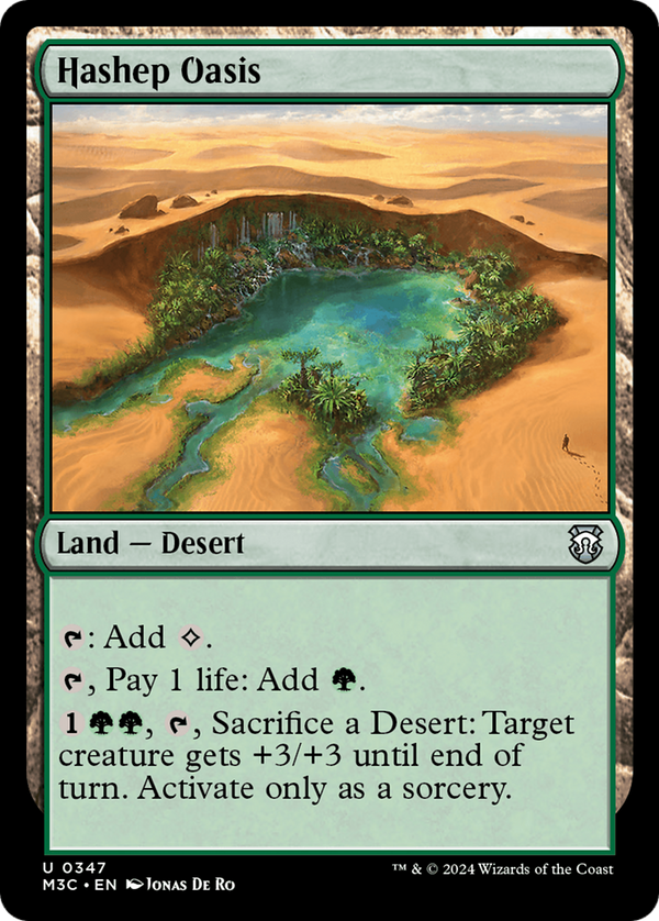 Hashep Oasis (347) [Modern Horizons 3 Commander] - Deck Out Gaming