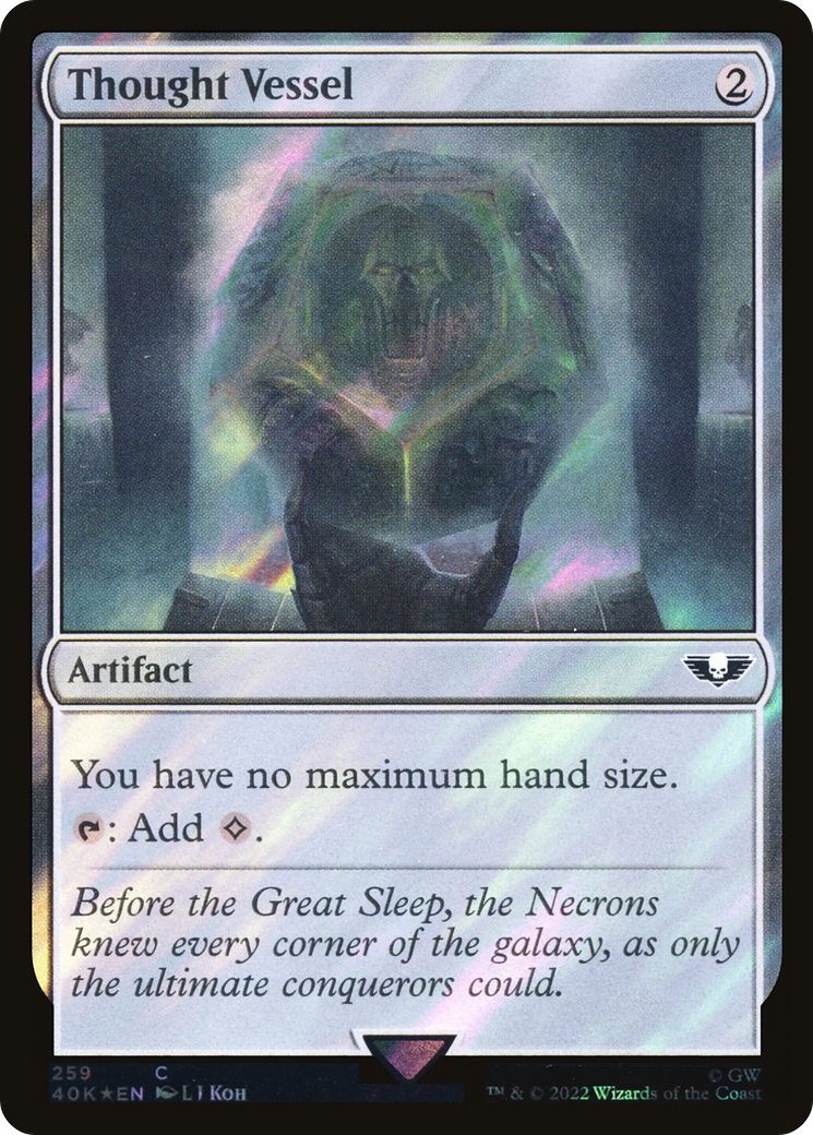 Thought Vessel (Surge Foil) (259) [Warhammer 40,000 Commander] foil - Deck Out Gaming