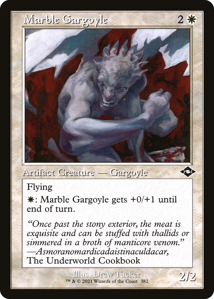 Marble Gargoyle (Retro Frame) (382) [Modern Horizons 2] foil - Deck Out Gaming