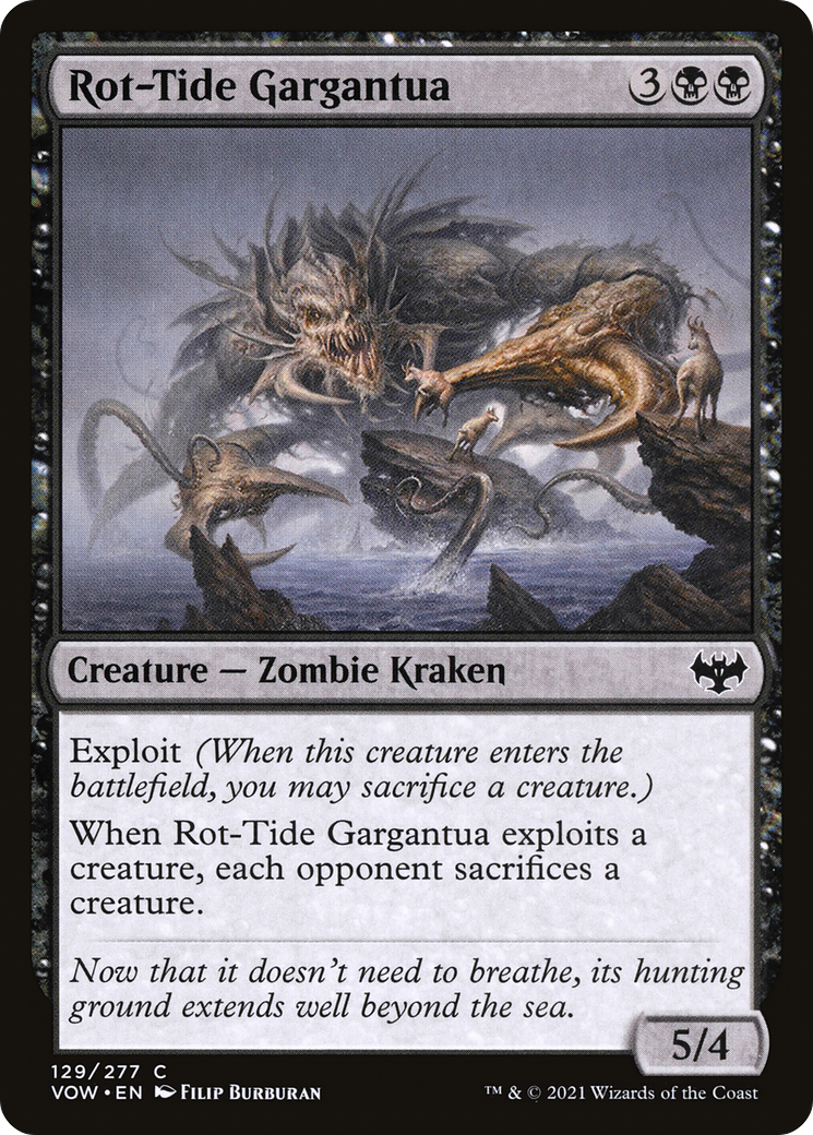 Rot-Tide Gargantua (129) [Innistrad: Crimson Vow] foil - Deck Out Gaming