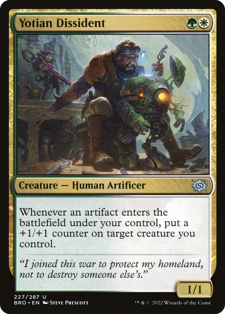 Yotian Dissident (227) [The Brothers' War] foil - Deck Out Gaming