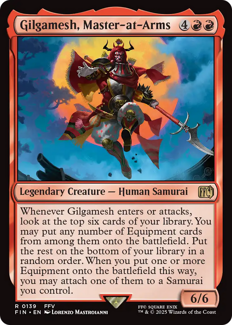Gilgamesh, Master-at-Arms (139) [FINAL FANTASY] foil - Deck Out Gaming